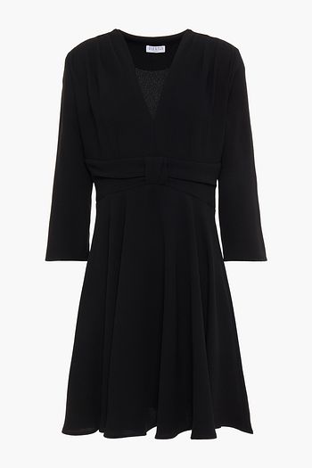 CLAUDIE PIERLOT Fluted crepe mini dress