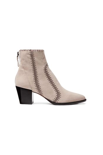 ALEXANDRE BIRMAN Benta whipstitched suede ankle boots