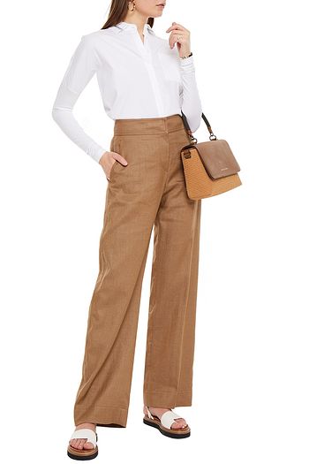 BRUNELLO CUCINELLI Hose mit weitem Bein aus Twill