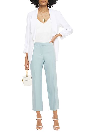 ALEXANDER MCQUEEN Crepe straight-leg pants