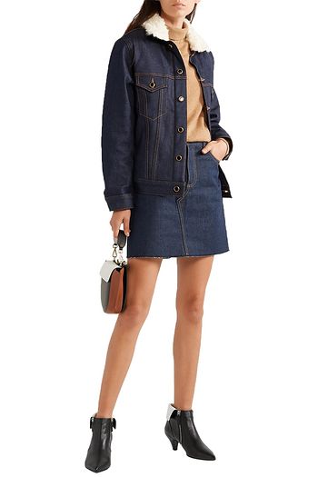 TABITHA SIMMONS + Equipment Chrissie two-tone leather ankle boots