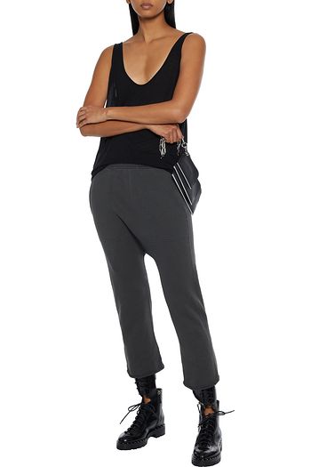 RICK OWENS Slub jersey tank