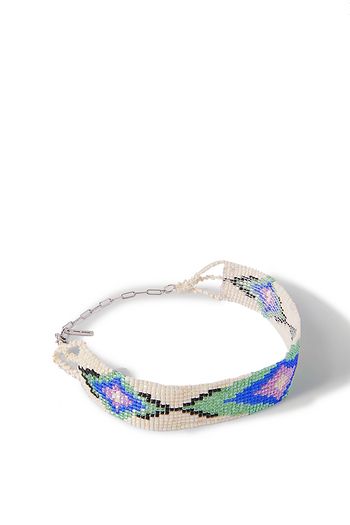 ISABEL MARANT Silver-tone beaded choker