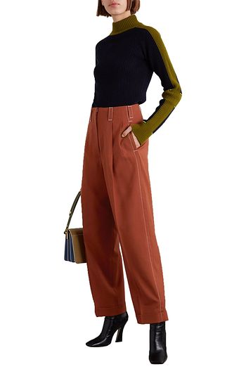 MARNI Hose mit geradem Bein aus Woll-Twill