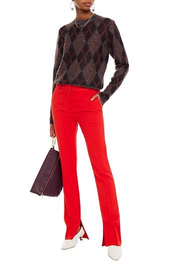 VICTORIA BECKHAM Stretch-twill slim-leg pants
