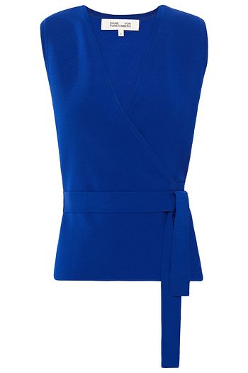 DIANE VON FURSTENBERG Rikki Wickeloberteil aus Stretch-Strick