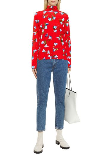 RAG & BONE Oberteil aus Jersey aus einer Baumwoll-Modalmischung mit Blumenprint