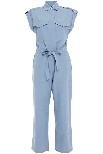 RAG & BONE Luna belted chambray jumpsuit