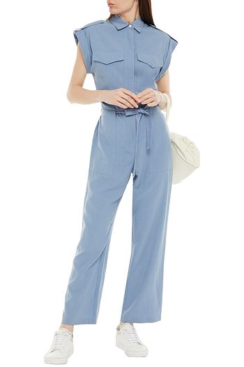 RAG & BONE Luna belted chambray jumpsuit