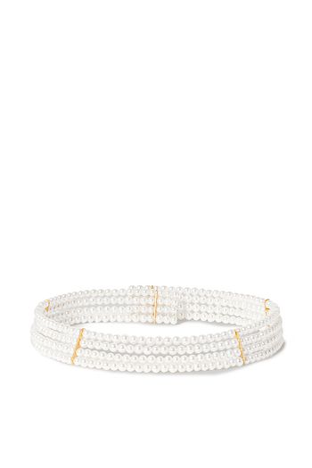 TIMELESS PEARLY Gold-tone pearl choker