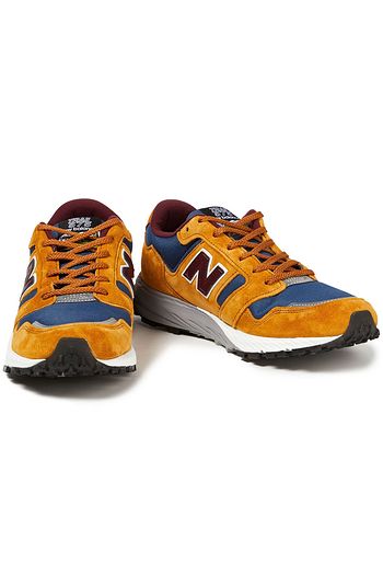 NEW BALANCE Sneakers aus Veloursleder, Leder und Canvas in Colour-Block-Optik