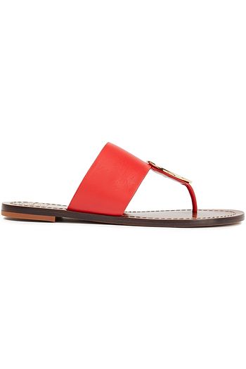 TORY BURCH Sandalen aus Leder mit Verzierung