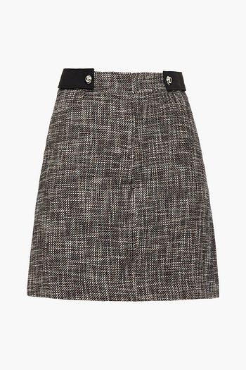 CLAUDIE PIERLOT Cotton-blend tweed mini skirt