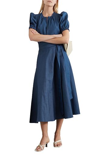 AROSSGIRL X SOLER Alex denim midi skirt