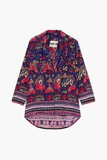 CHUFY Nazca printed twill shirt