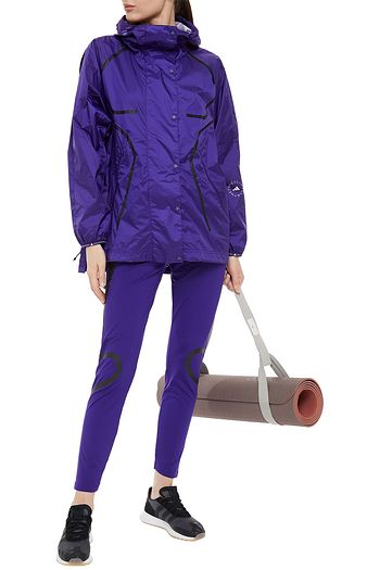 ADIDAS BY STELLA MCCARTNEY Printed shell hooded track jacket