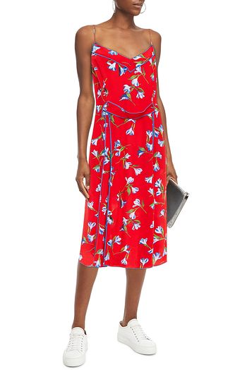 RAG & BONE Hugo floral-print silk crepe de chine midi dress