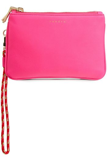 SANDRO Addict leather key wallet