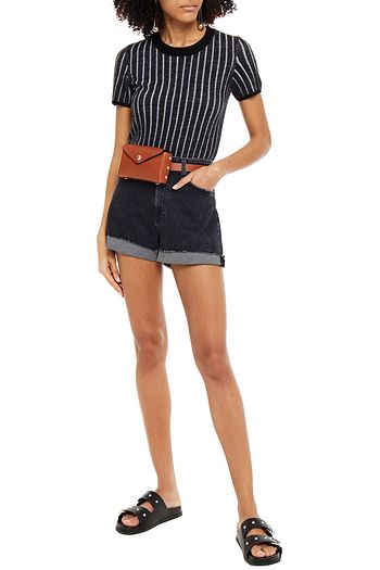 RAG & BONE Faded denim shorts