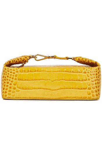 REJINA PYO Tote Bag aus Leder mit Krokodileffekt