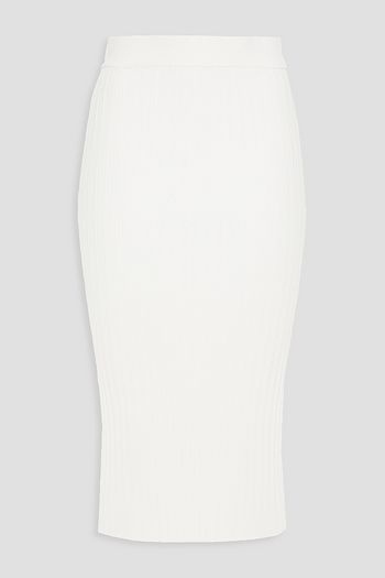 MICHELLE MASON Ribbed-knit pencil skirt