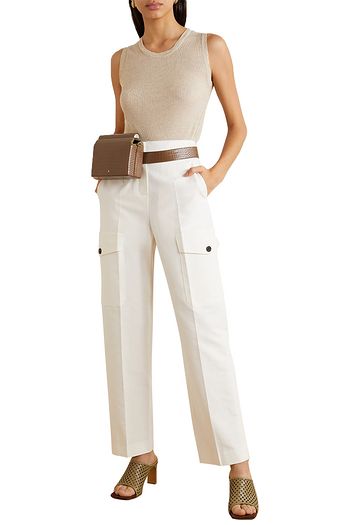 LVIR Cropped cotton straight-leg pants