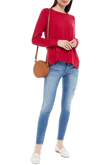 STATESIDE Modal-blend fleece sweatshirt