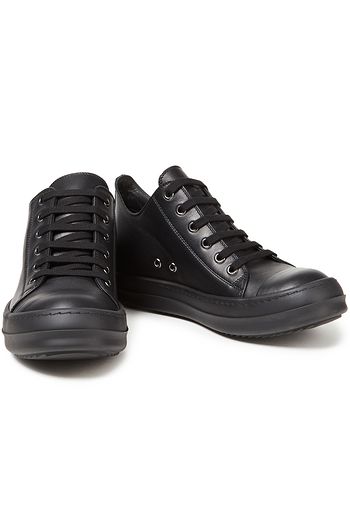 RICK OWENS Leather sneakers