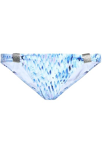 HEIDI KLEIN Embellished printed low-rise bikini briefs
