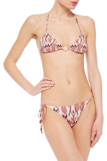 MELISSA ODABASH Miami printed low-rise bikini briefs