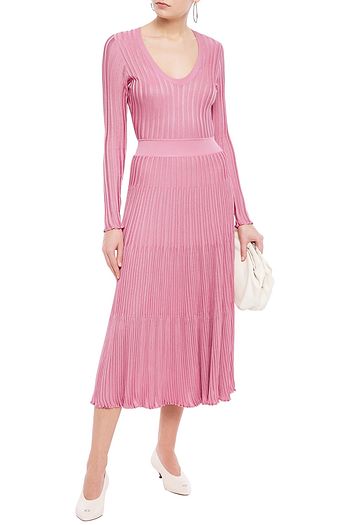 CASASOLA Moderata ribbed-knit midi dress