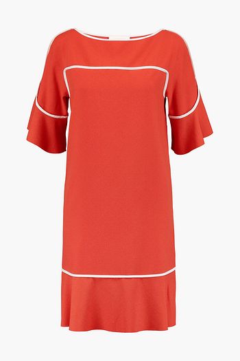 SEE BY CHLOÉ Silk-trimmed crepe dress