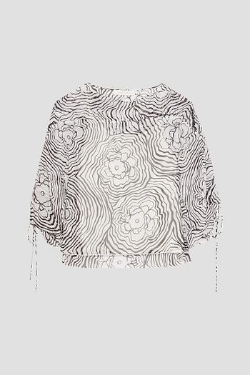 SEE BY CHLOÉ Printed silk-chiffon top