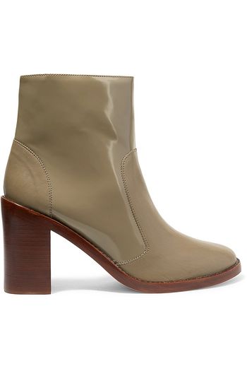 ZIMMERMANN Welted smooth and patent-leather ankle boots