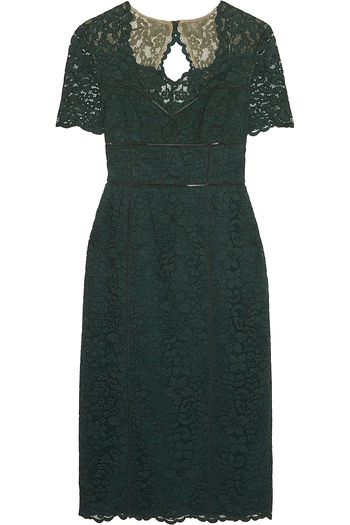 MIKAEL AGHAL Cutout lace midi dress