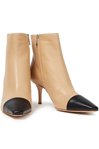 GIANVITO ROSSI Lucy two-tone leather ankle boots
