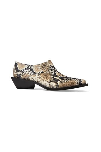 REJINA PYO Dolores Ankle Boots aus Leder mit Schlangeneffekt