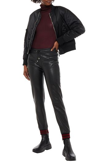 MUUBAA Leather track pants