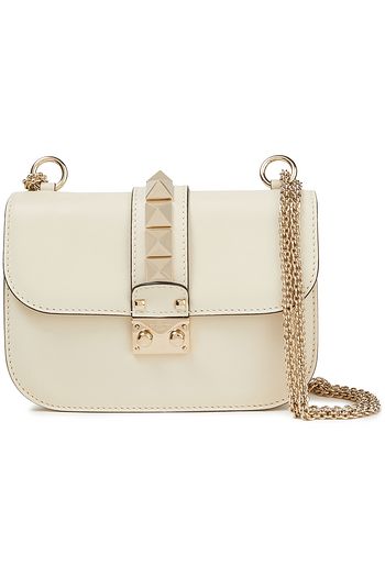 VALENTINO GARAVANI Glam Lock Schultertasche aus Leder mit Nieten