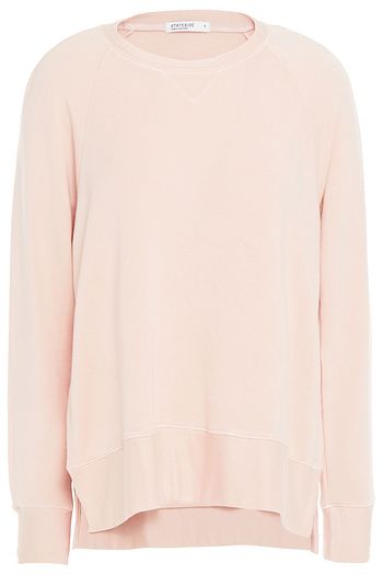 STATESIDE Modal-blend fleece sweatshirt