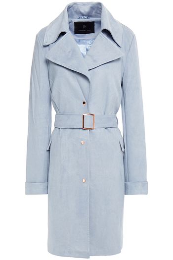 UNREAL FUR Magic faux suede trench coat