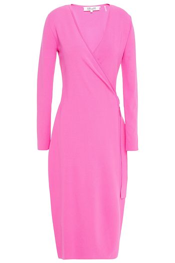 DIANE VON FURSTENBERG Stretch-knit wrap dress