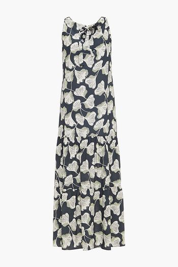 CHARLI Ida printed crepe maxi dress