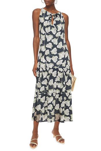 CHARLI Ida printed crepe maxi dress