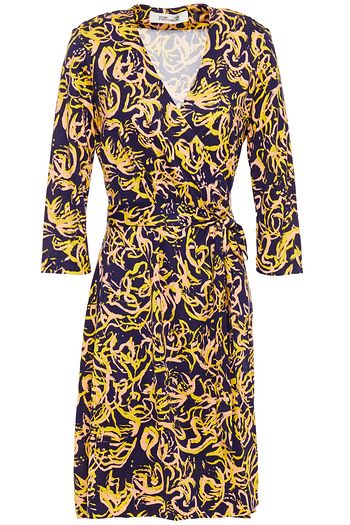 DIANE VON FURSTENBERG Aura printed silk-jersey wrap dress