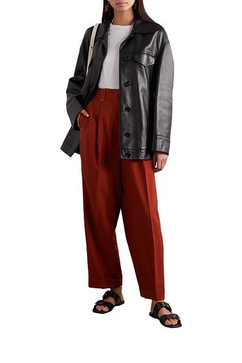 MARNI Oversized leather jacket