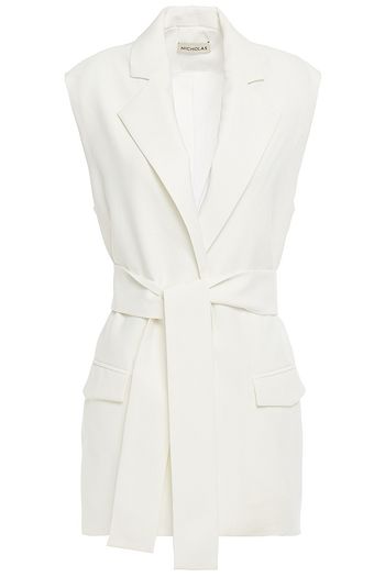 NICHOLAS Jennifer belted crinkled-twill vest