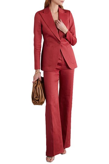 ALTUZARRA Higbie linen straight-leg pants