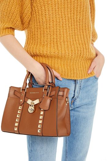MICHAEL MICHAEL KORS Hamilton studded pebbled-leather tote