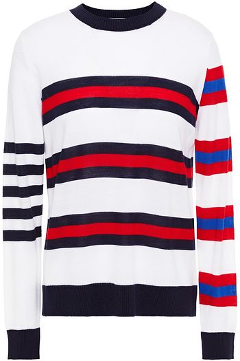 ÊTRE CÉCILE Striped merino wool sweater